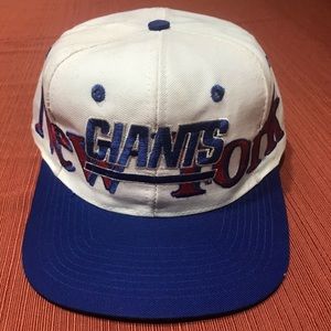 New York Giants NFL Flat Bill Logo 7 Snapback Hat